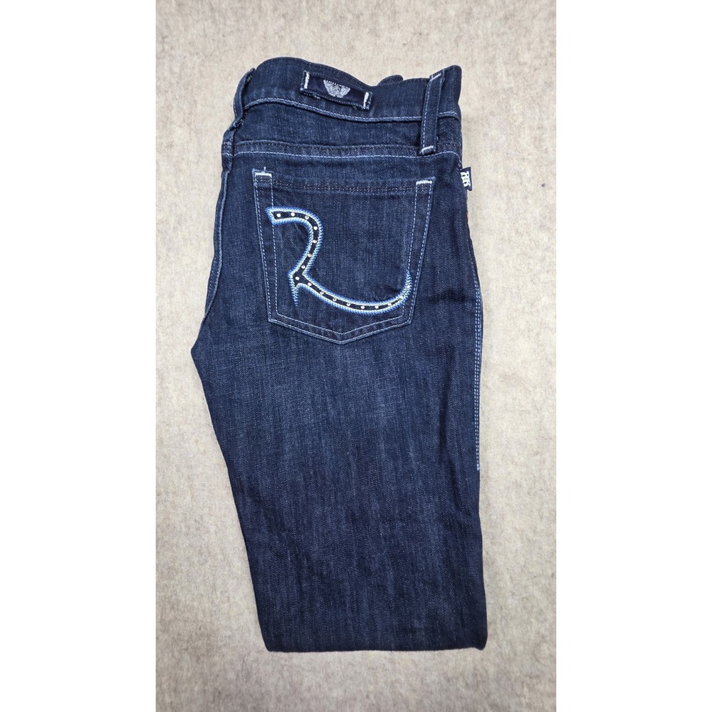 Rock Republic Vintage Y2K Kasandra Denim Frayed Jeans Low‎ Rise Size 26